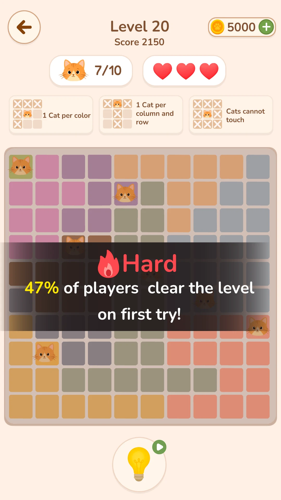 Meawdoku: Brain Logic Puzzle screenshot