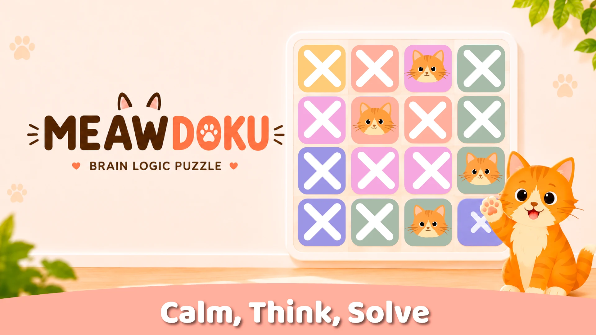 Meawdoku: Brain Logic Puzzle screenshot